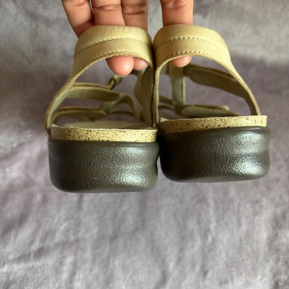 SAS Tripad Comfort Sandals Womens 10 M Beige Leather Multi Strap - Picture 4 of 9
